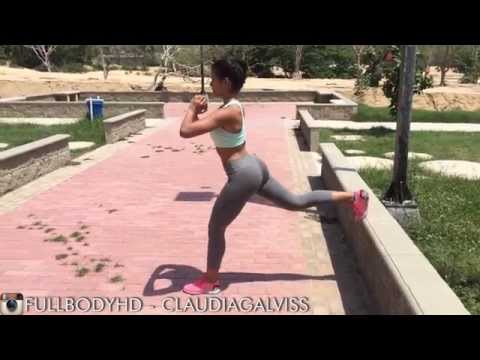 Rutina de ejercicios para glúteos y piernas – Claudia Galvis