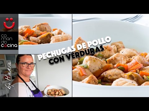 PECHUGAS DE POLLO CON VERDURAS (-; AL WOK ;-) I Comando Cocina