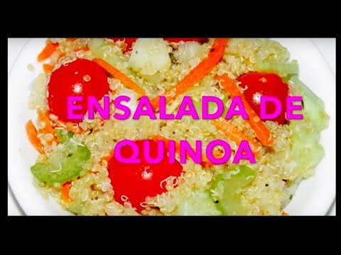 Ensalada de  Quinoa #1  (Para Perder Peso – Receta Vegana)
