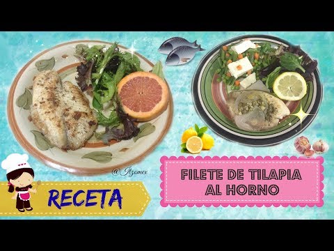 Filete de Pescado Tilapia al horno /Receta fácil y deliciosa /By Itzomex
