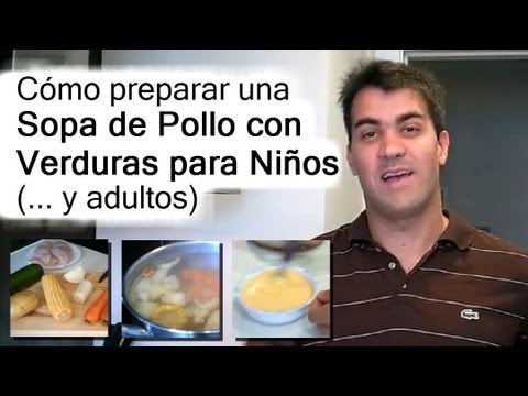 Receta de Sopa de Pollo con Verduras para Niños | eVidaSana.com