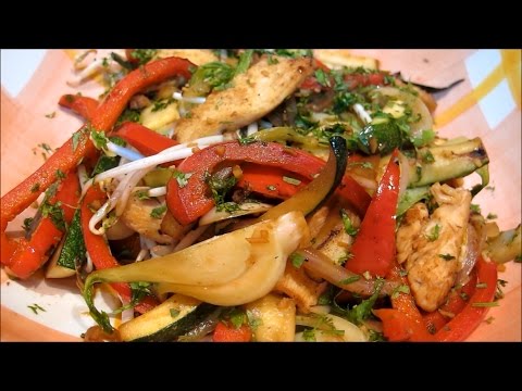 ⭐ Cómo hacer wok de verduras y pollo ⭐