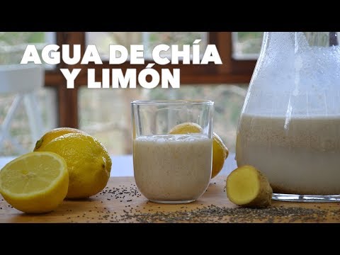 Cómo hacer agua de chía | Bebida adelgazante | Agua con chía y limón